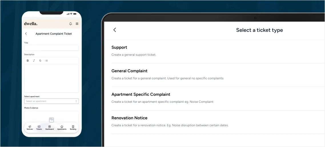 Dwella ticketing preview
