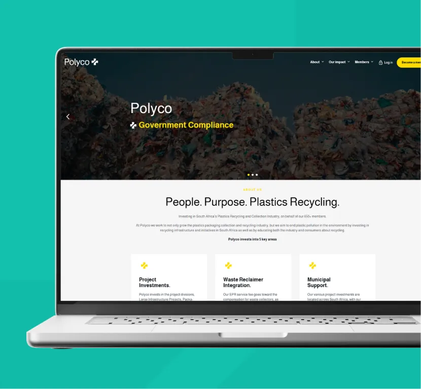 Polyco homepage preview
