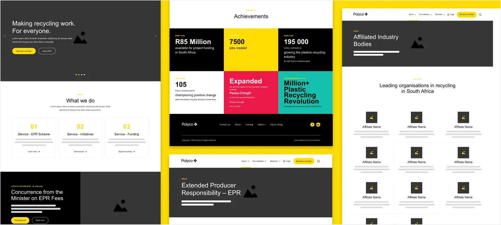 Polyco website preview